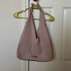 Light Pink Leather Vince Camuto Shoulder Purse Bag